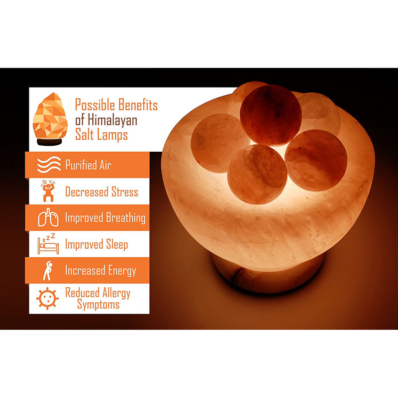 Deluxe Comfort 10 Lb. No Subject Themed Salt Lamp & Reviews Wayfair